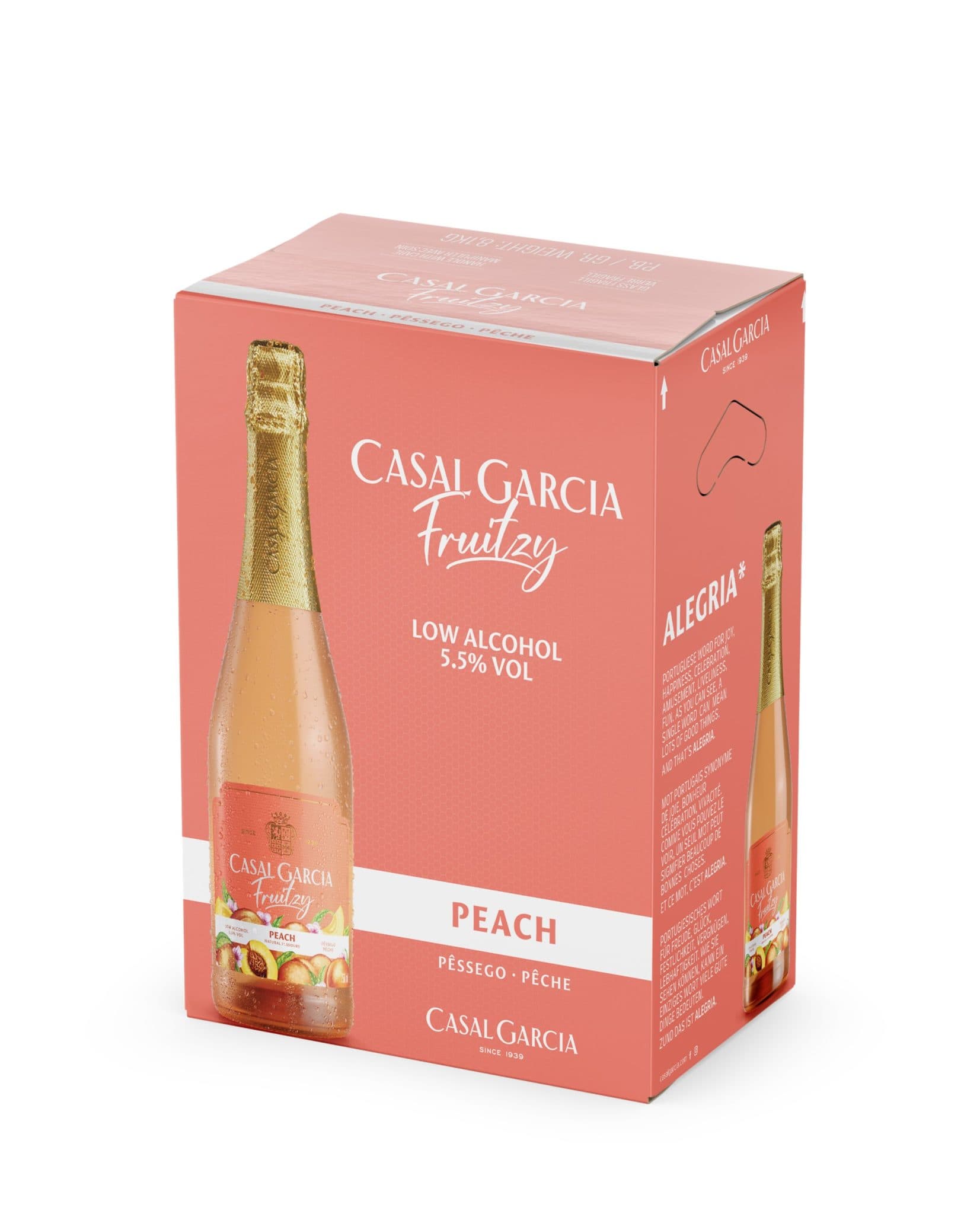 Box (6un.) Casal Garcia Fruitzy Pêssego